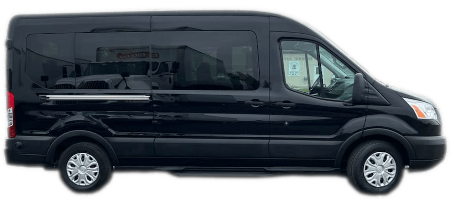 Black ford transit store 350